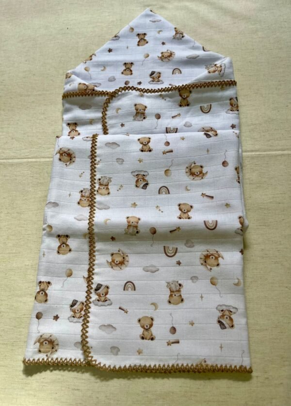 Toalha ursinho marrom